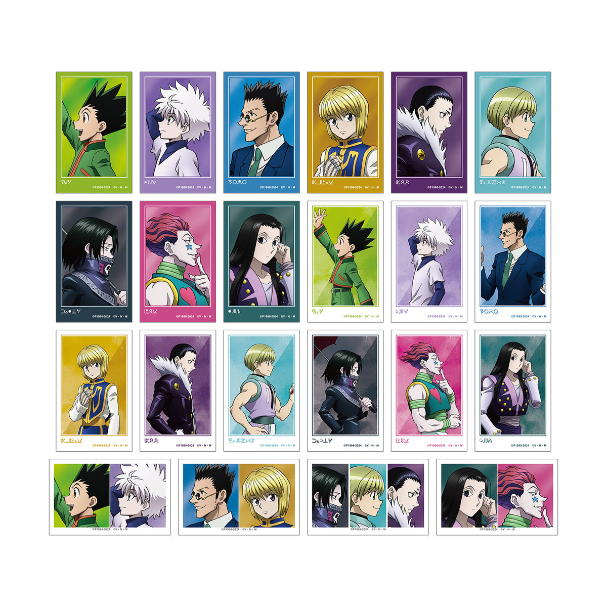 《HUNTER×HUNTER》新繪 行進 ver. 盲抽插畫卡 隨機 共22款 (單件)