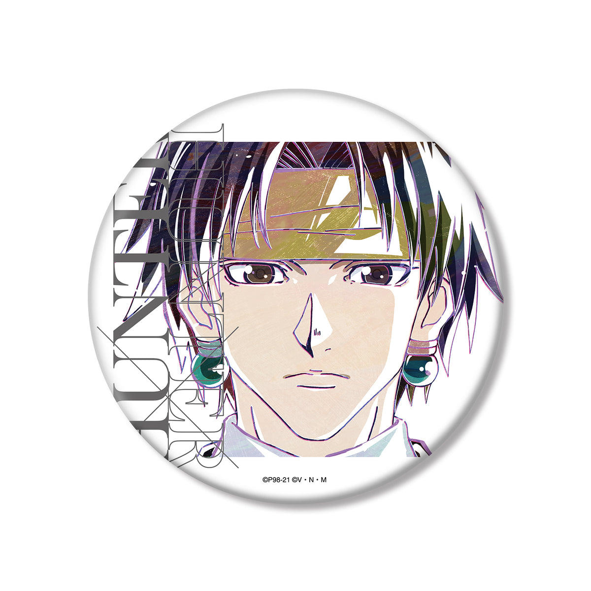 HUNTER×HUNTER Chrollo Ani-Art Vol. 2 BIG Can Badge ver. B