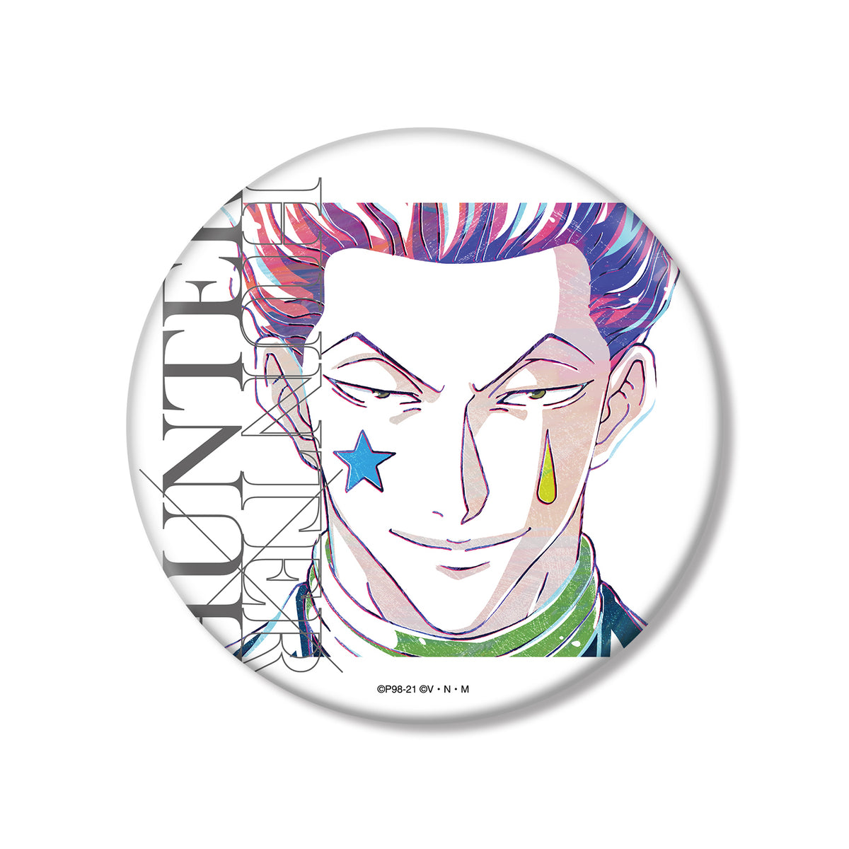 《HUNTER×HUNTER》ヒソカ Ani-Art 第2彈 BIG 襟章