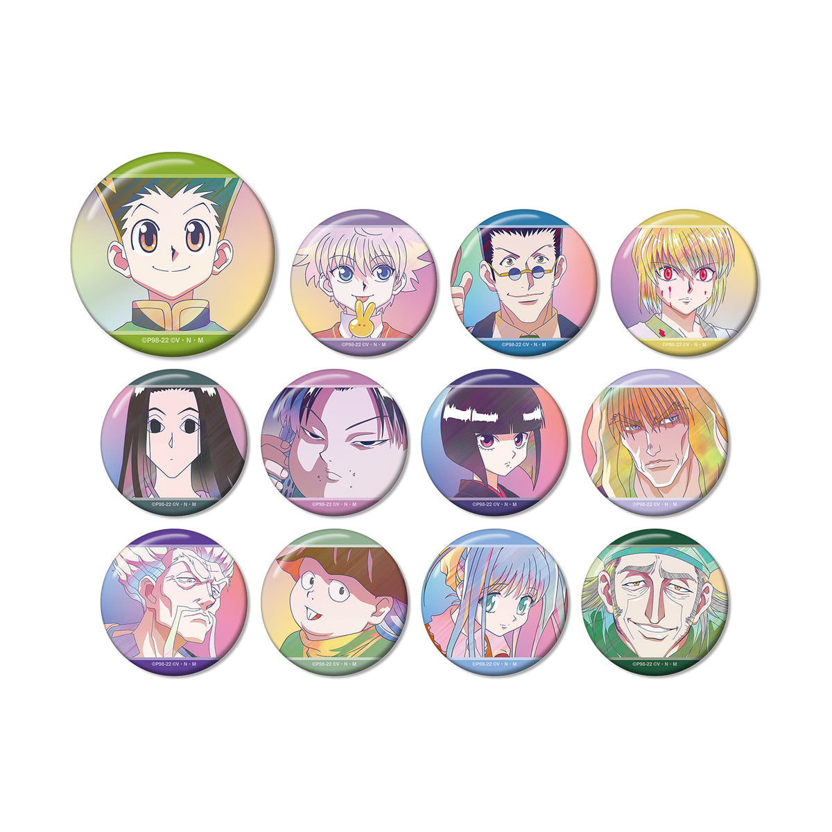 HUNTER×HUNTER Ani-Art clear label Blind Box Can Badge ver.A (Random, 12 Types Total) (Single Item)