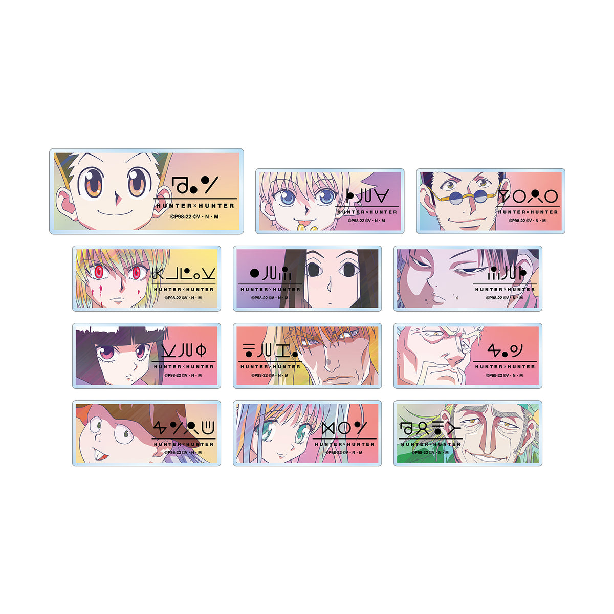 《HUNTER×HUNTER》盲抽 Ani-Art clear label 亞加力名牌 ver.A 隨機 共12款 (單件)