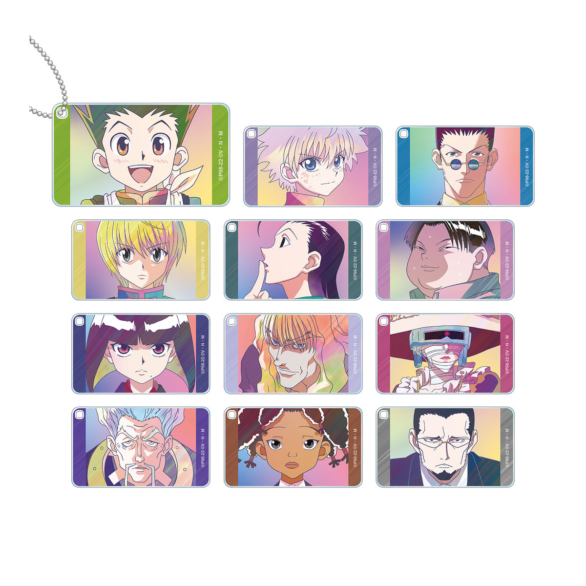 HUNTER×HUNTER Ani-Art clear label Vol. 2 Square Acrylic Keychain (Blind Box) - 12 Types Total (Single Item)