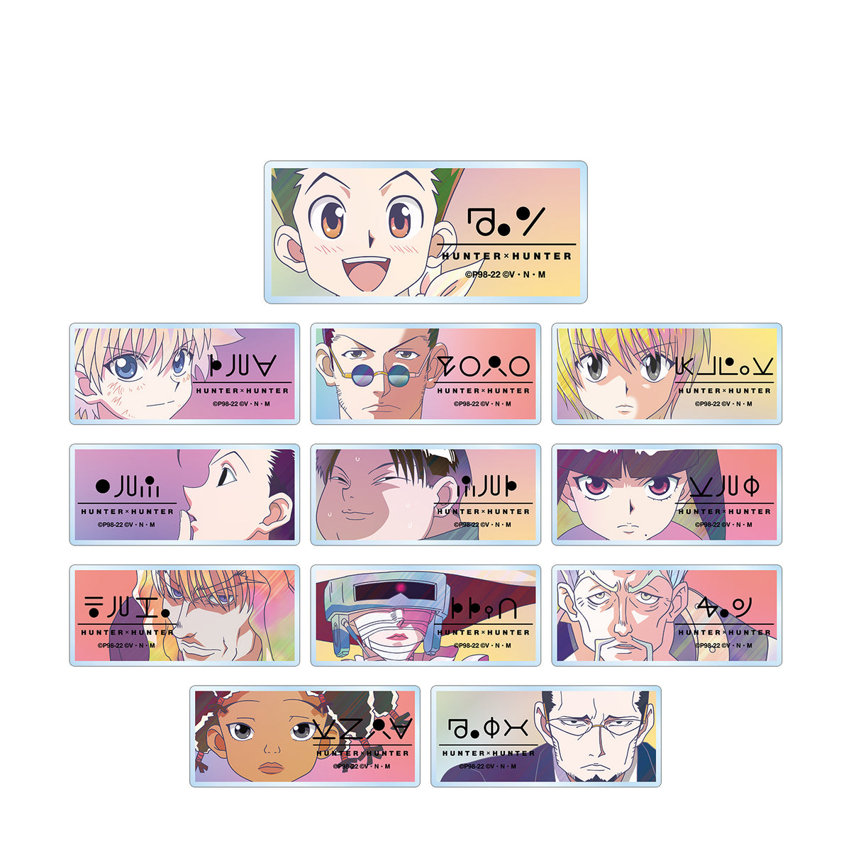 《HUNTER×HUNTER》盲抽 Ani-Art clear label 第2彈 亞加力名牌 隨機 共12款 (單件)