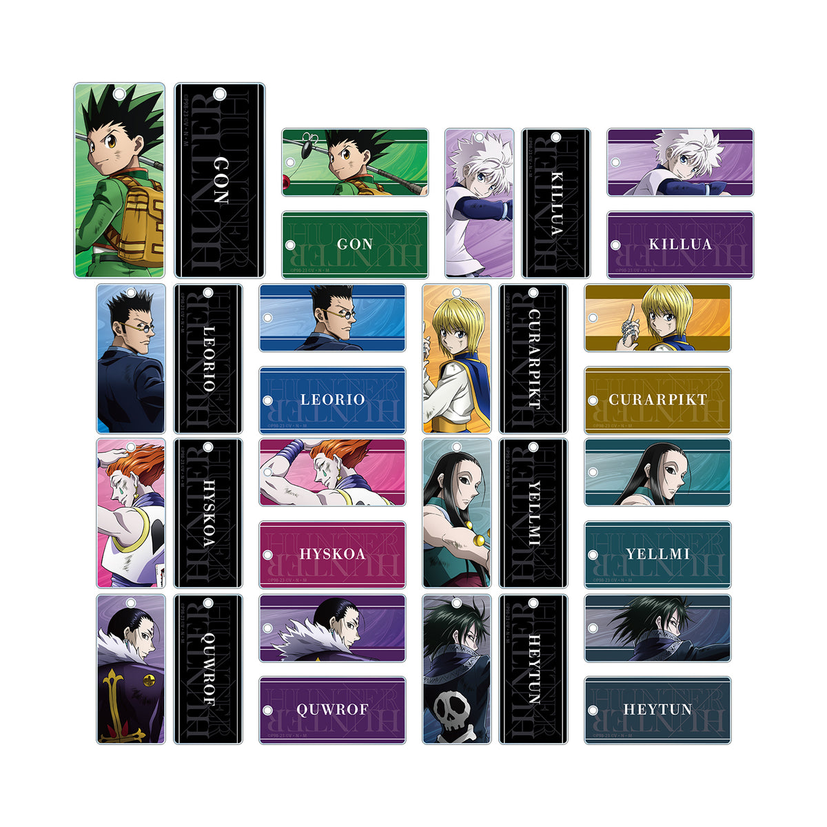 《HUNTER×HUNTER》新繪 戰鬥背影 ver. 盲抽亞加力鑰匙牌 隨機 共16款 (單件)