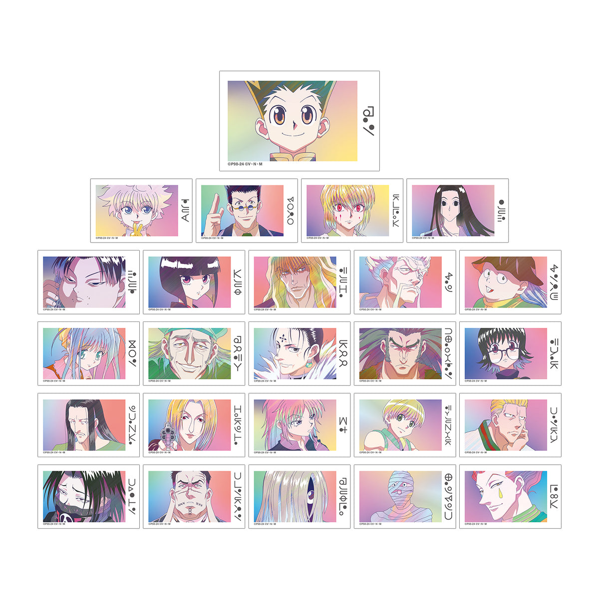 《HUNTER×HUNTER》盲抽 Ani-Art clear label 插畫卡 隨機 共25款 (單件)