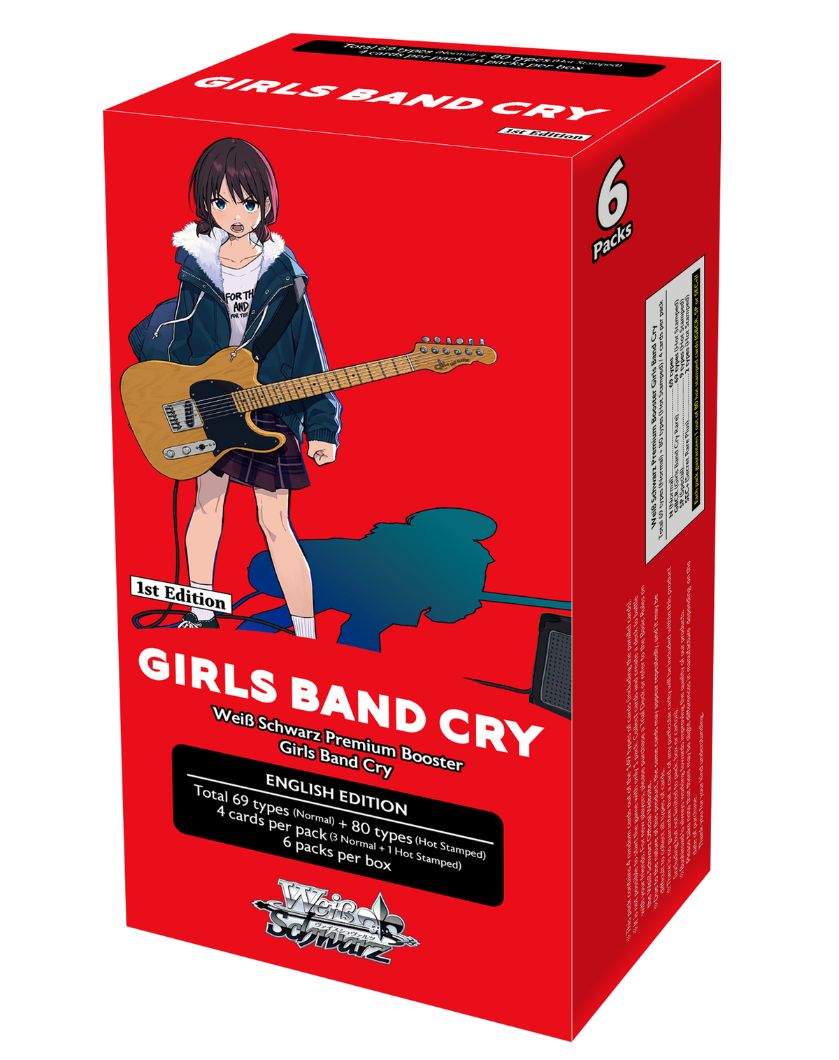 《GIRLS BAND CRY》Bushiroad - Weiss Schwarz Premium 擴充包 原盒