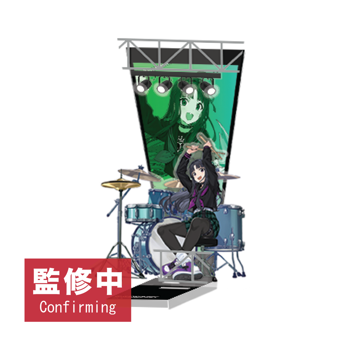 GIRLS BAND CRY POP UP STORE (HONG KONG) 亞加力場景立牌