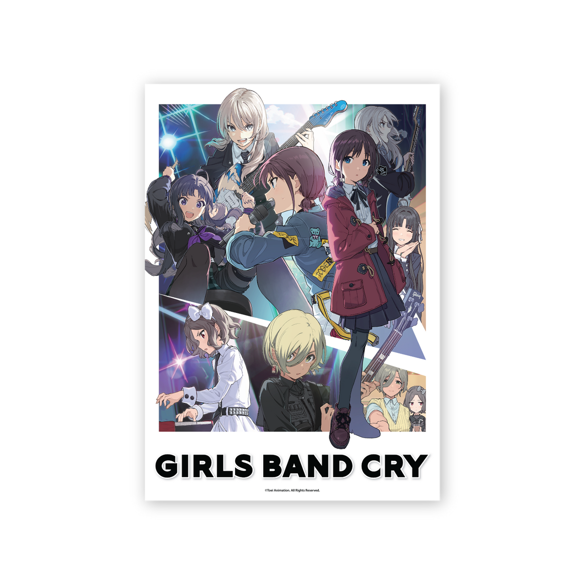 GIRLS BAND CRY POP UP STORE (HONG KONG) A3海報 - 全員