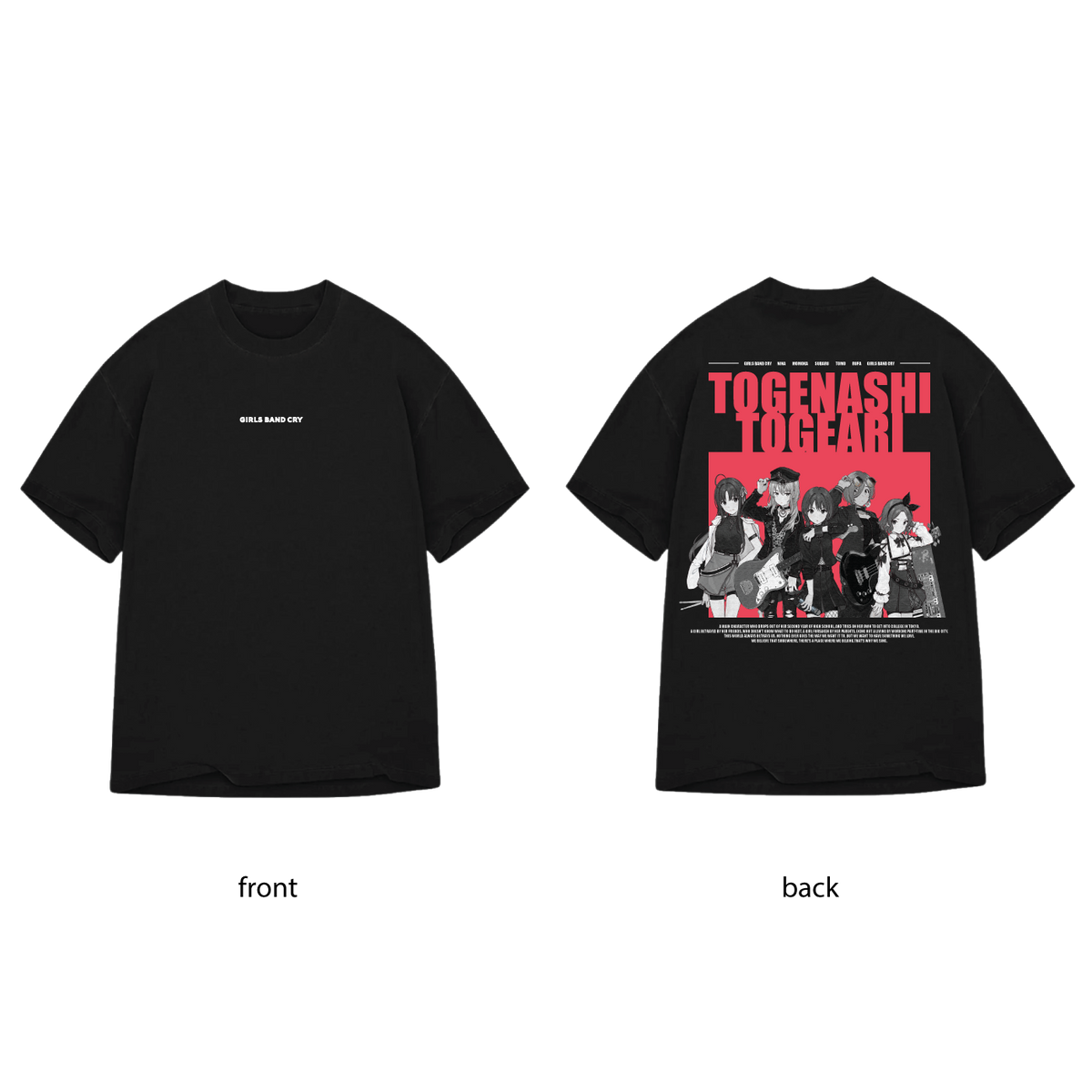 【預購】GIRLS BAND CRY POP UP STORE (HONG KONG) T-shirt B – 全員