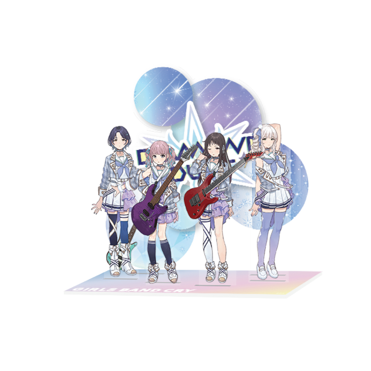 GIRLS BAND CRY POP UP STORE (HONG KONG) 亞加力立牌 – DIAMOND DUST